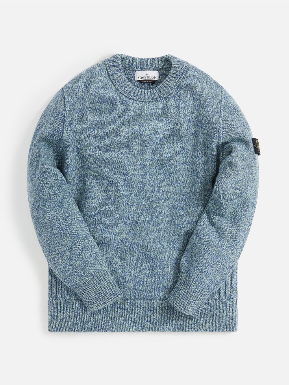 STONE ISLAND Three Colors Moulie Lambswool Knit Crewneck SIZE L